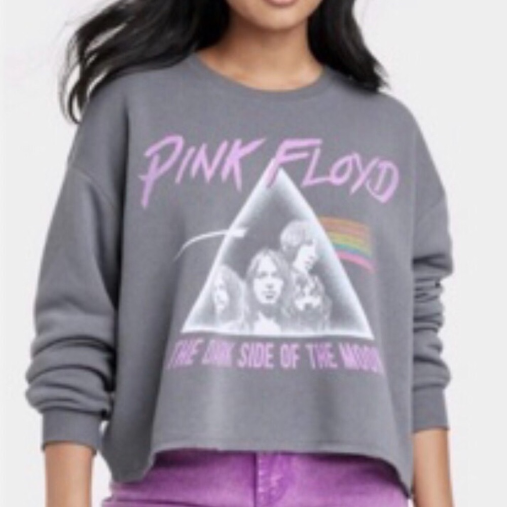 Crop Top Long Sleeves oversized Sweatshirt NWT